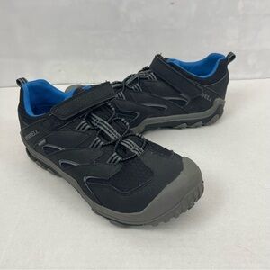 Merrell M-Chameleon 7 AC+ Waterproof Hiking Shoes Boys Size 5M Black‎ Blue